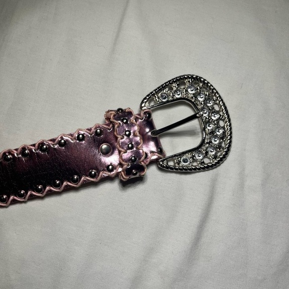 Pink Rhinestone Embellished Belt - Picture 4 of 5